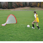 Jaypro Sports Soccer Goal - Pop - Up Trainers with Bag, Red - 2.5' H x 4' W x 2.5' D - Set of 2 (SGPU4830R) - SchoolOutlet