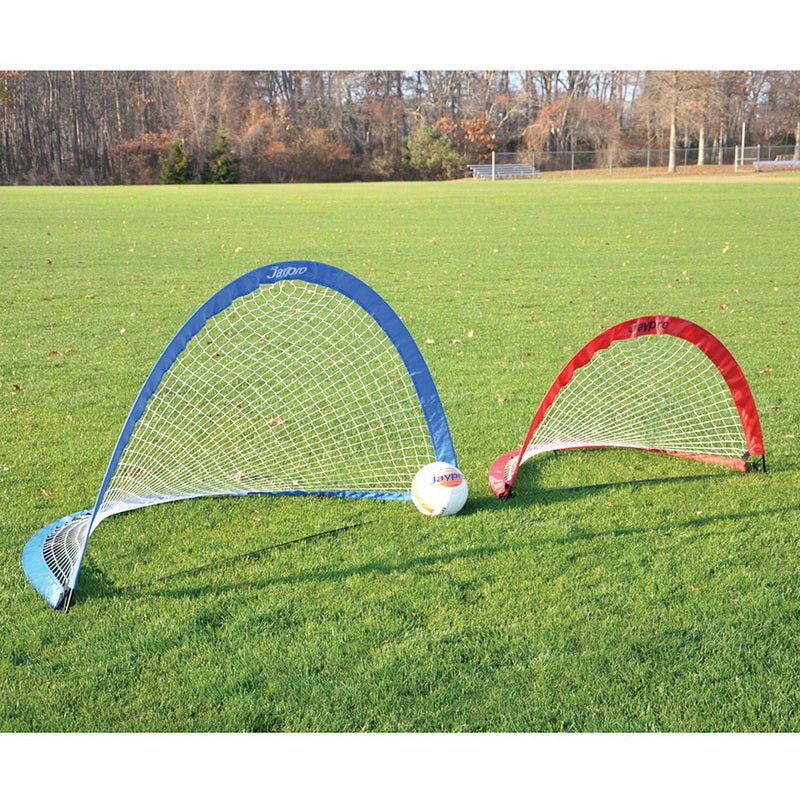 Jaypro Sports Soccer Goal - Pop - Up Trainers with Bag, Red - 2.5' H x 4' W x 2.5' D - Set of 2 (SGPU4830R) - SchoolOutlet