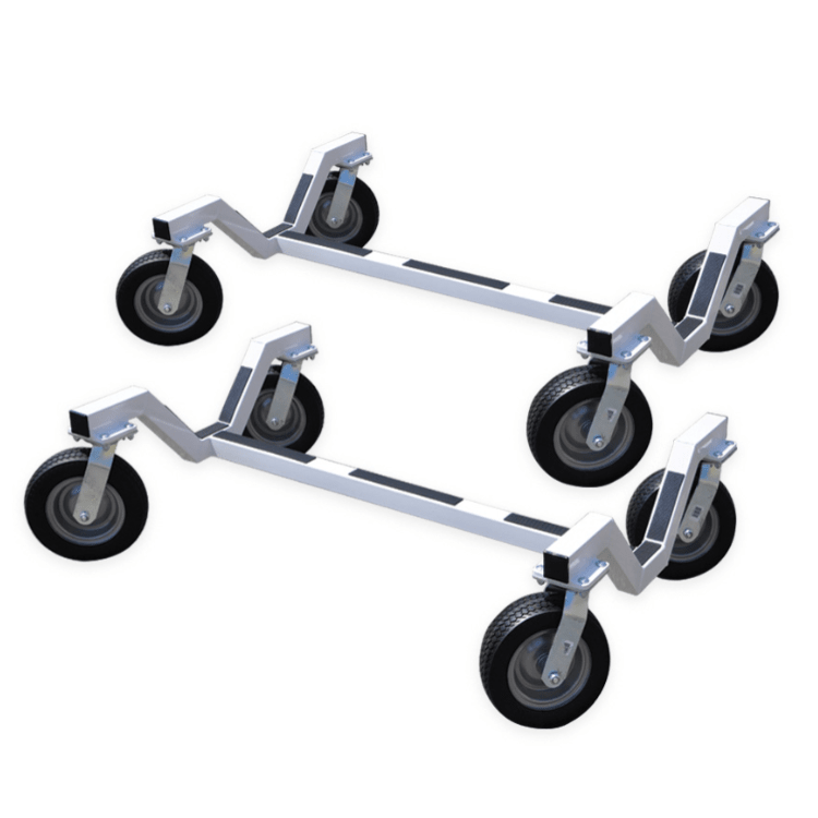 Jaypro Sports Soccer Goal - Carry Cart with Swivel Wheels - Set of 2 (SGT - 24) - SchoolOutlet