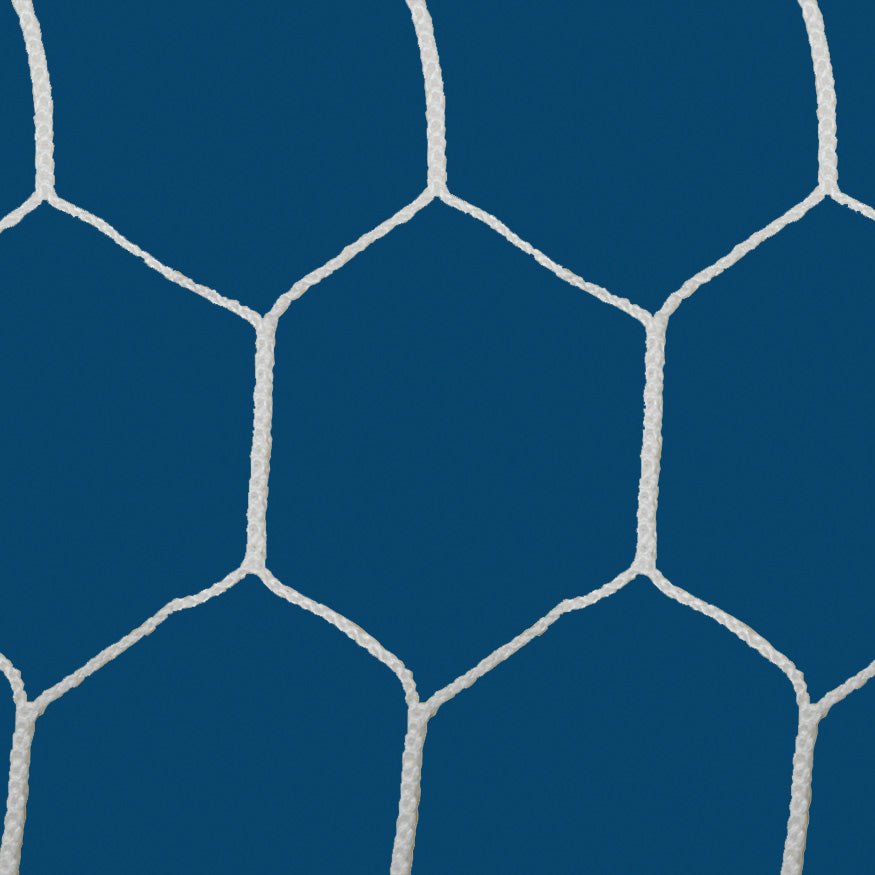 Jaypro Sports Soccer Goal - Official Soccer Nets - Hexagon Mesh - 8' H x 24' W x 4' B x 10' D - Set of 2 (SN - HTTP - W) - SchoolOutlet