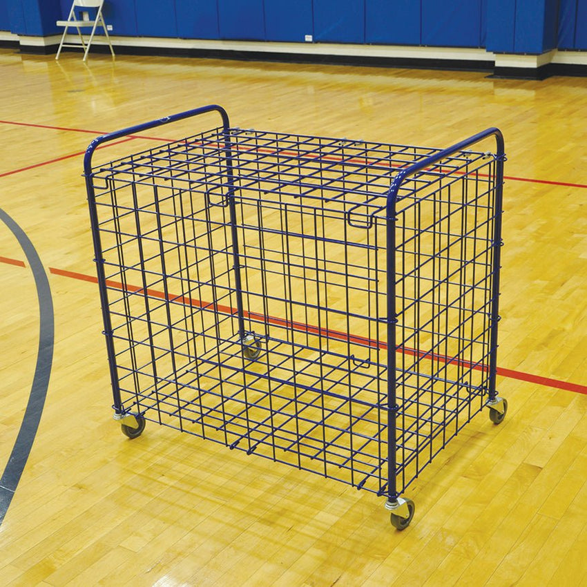 Jaypro Sports Ball Cart - The Original ToteMaster, 25 Ball - Royal Blue (TE - 2) - SchoolOutlet