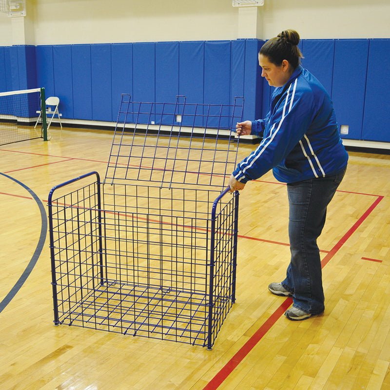 Jaypro Sports Ball Cart - The Original ToteMaster, 25 Ball - Royal Blue (TE - 2) - SchoolOutlet