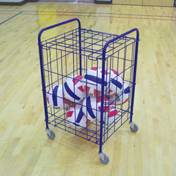 Jaypro Sports Ball Cart - ToteMaster Mini Storage Cart, 12 Ball - Blue (TE-30)