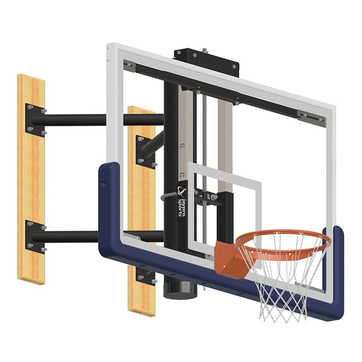 Nba Shooting Racks Jaypro Sports Basketball System -Wall Mount Basketball Shooting Station ...