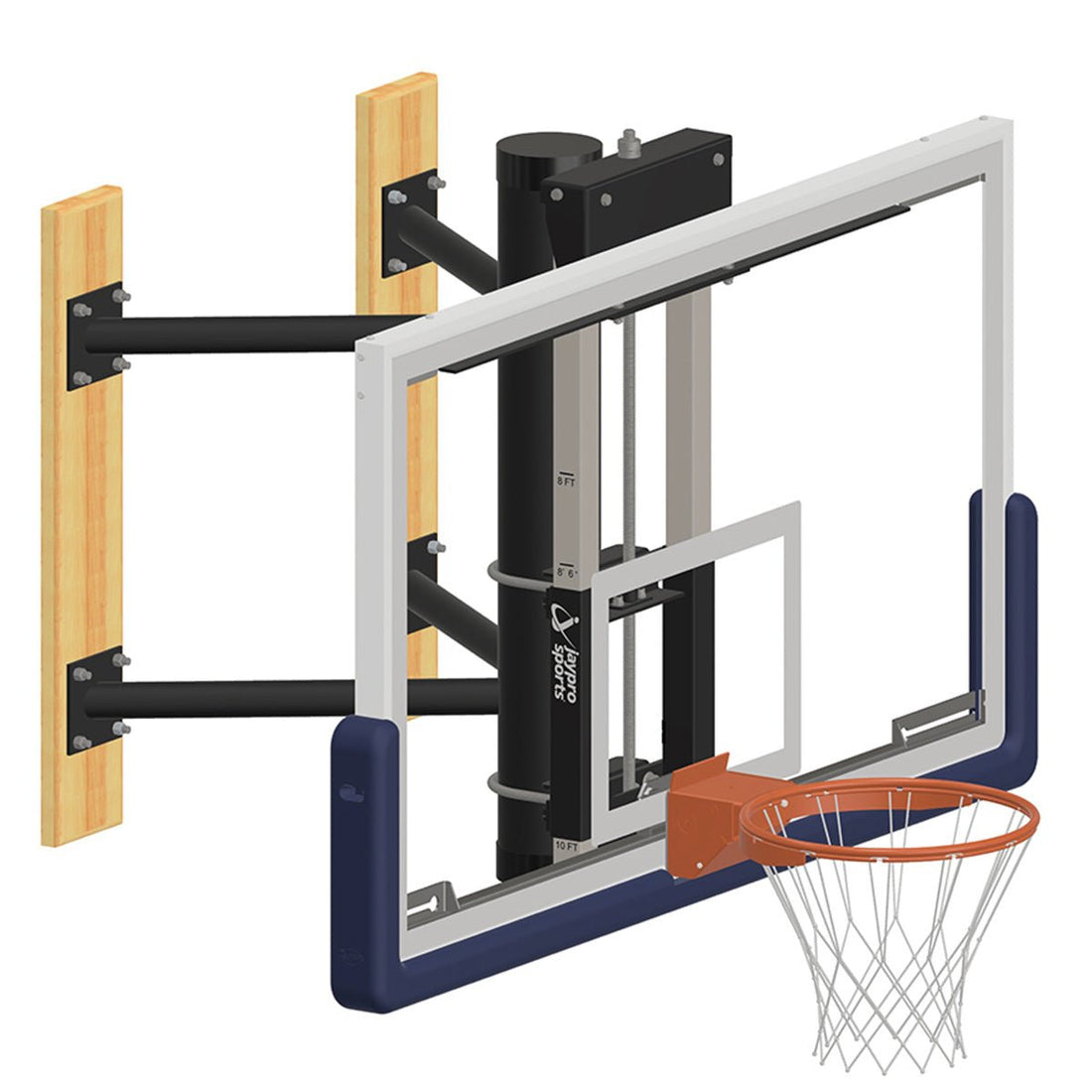 Nba Shooting Racks Jaypro Sports Basketball System -Wall Mount Basketball Shooting Station ...