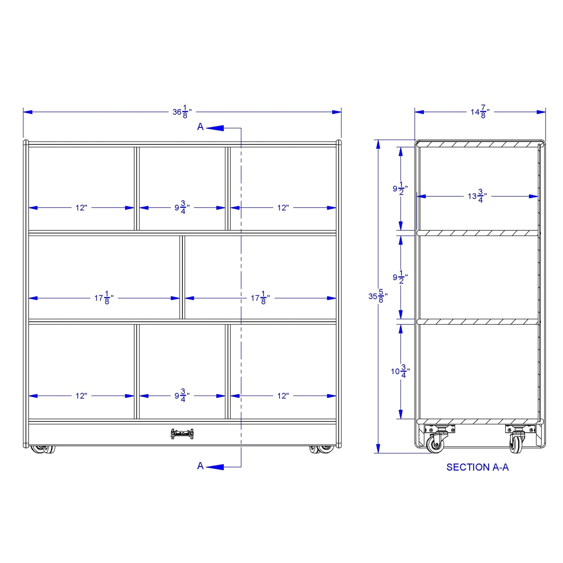 Jonti - Craft Mobile Single Storage Unit - SchoolOutlet