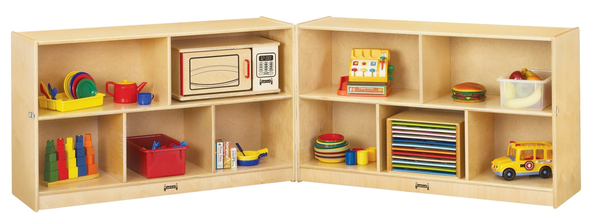 Jonti - Craft Low Mobile Fold - n - Lock Storage Unit - SchoolOutlet
