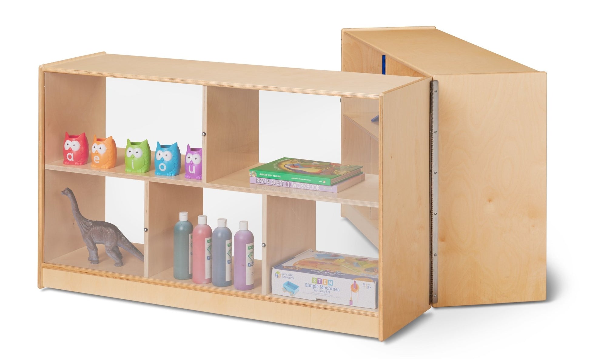 Jonti - Craft Low Mobile Fold - n - Lock Storage Unit - SchoolOutlet