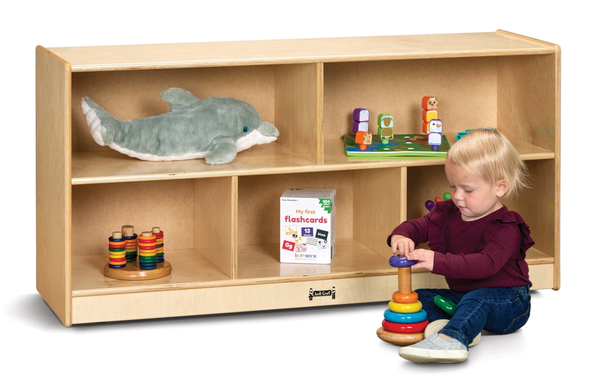 Jonti - Craft Toddler Single Mobile Storage Unit - 15" Deep - SchoolOutlet