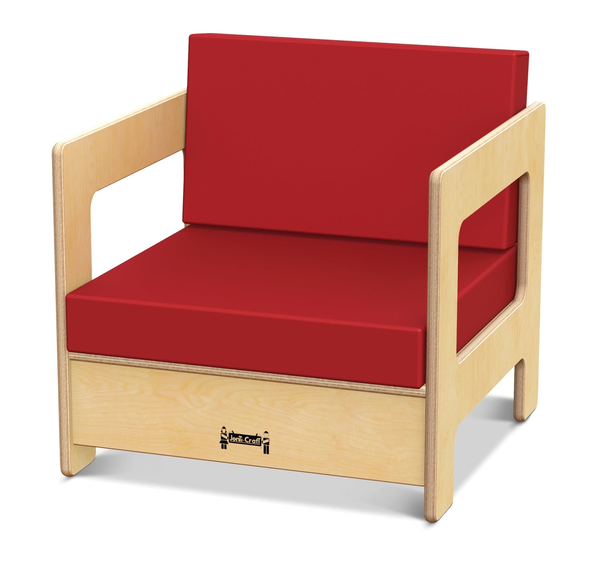 Jonti - Craft Living Room Chair - Red - SchoolOutlet