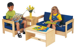 Jonti-Craft Living Room 4 Piece Set - Blue