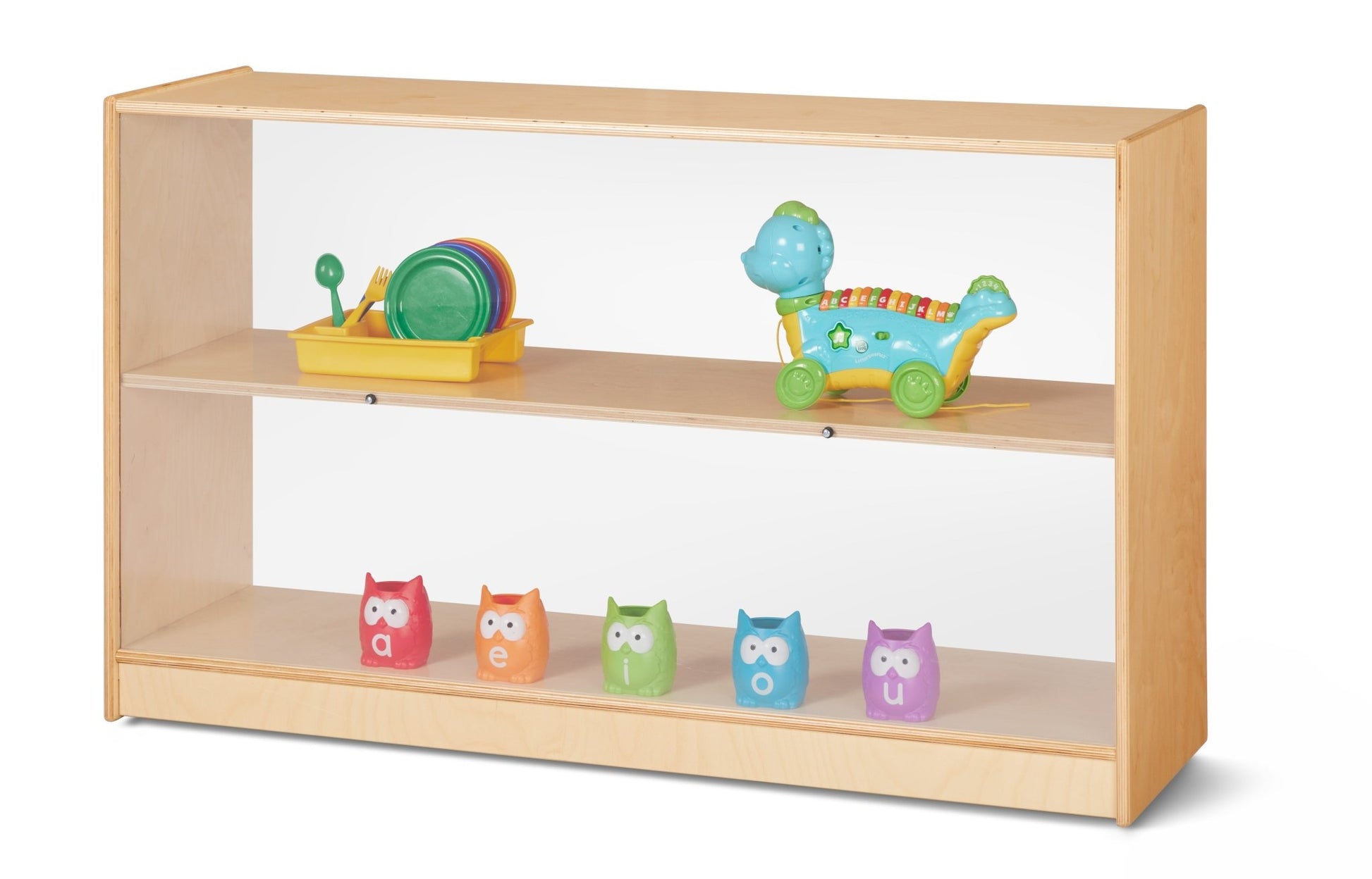 Jonti - craft Low Straight Shelf Mobile Unit (Jonti - Craft JON - 0393JC) - SchoolOutlet