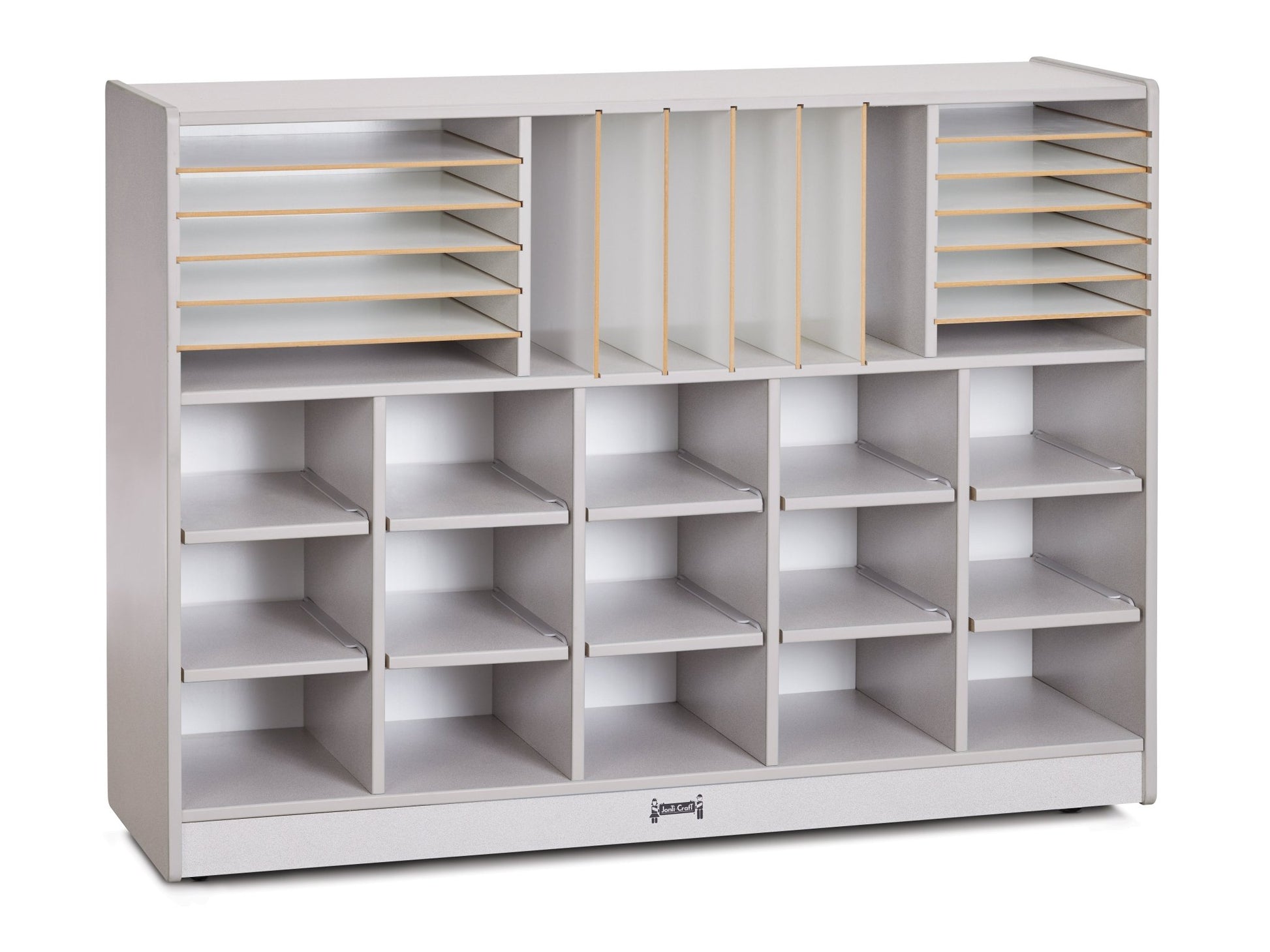 Rainbow Accents Sectional Cubbie - Tray Mobile Unit - without Trays - SchoolOutlet