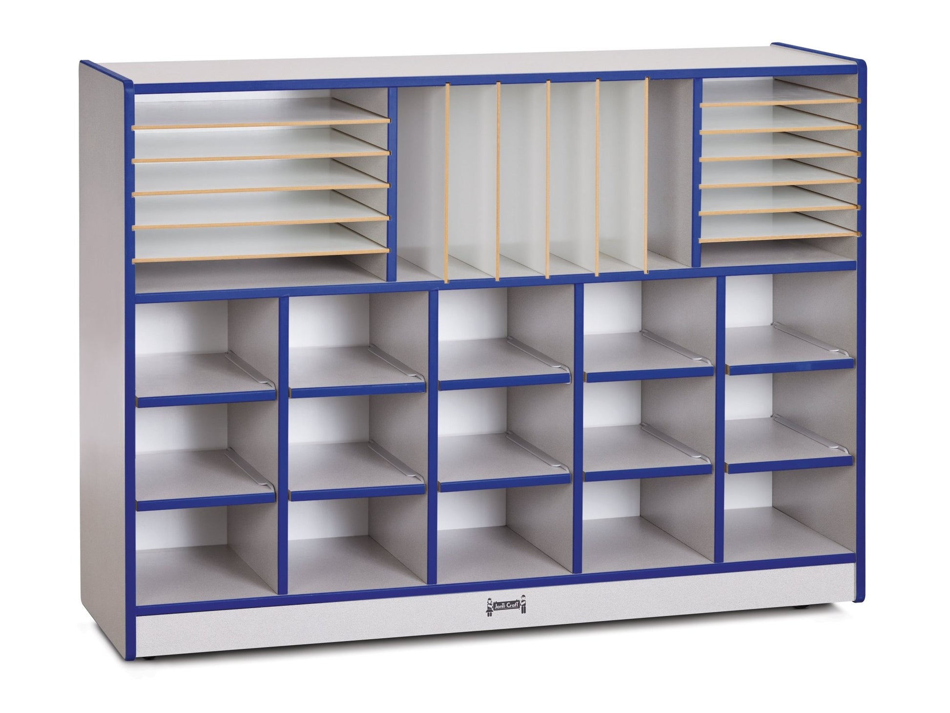 Rainbow Accents Sectional Cubbie - Tray Mobile Unit - without Trays - SchoolOutlet