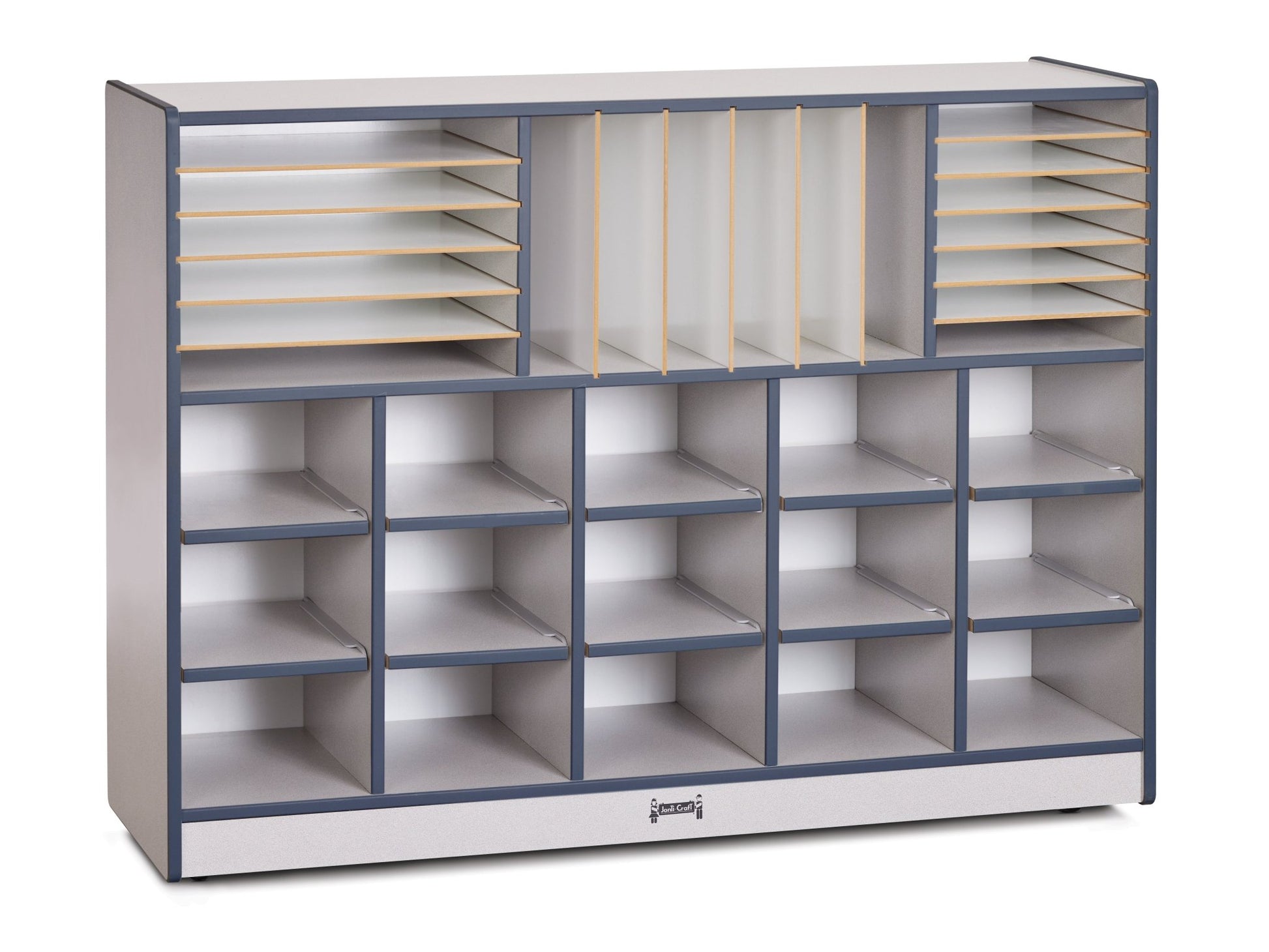 Rainbow Accents Sectional Cubbie - Tray Mobile Unit - without Trays - SchoolOutlet