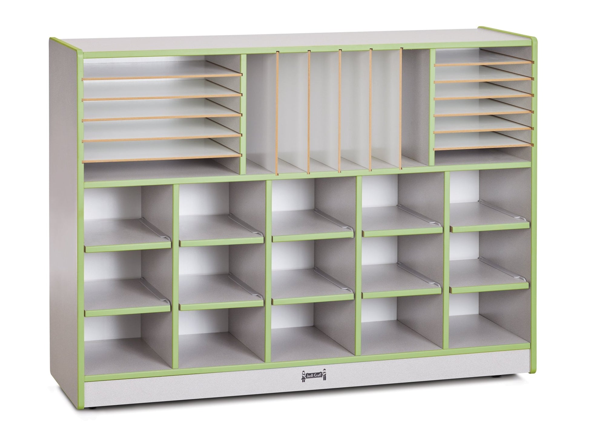 Rainbow Accents Sectional Cubbie - Tray Mobile Unit - without Trays - SchoolOutlet