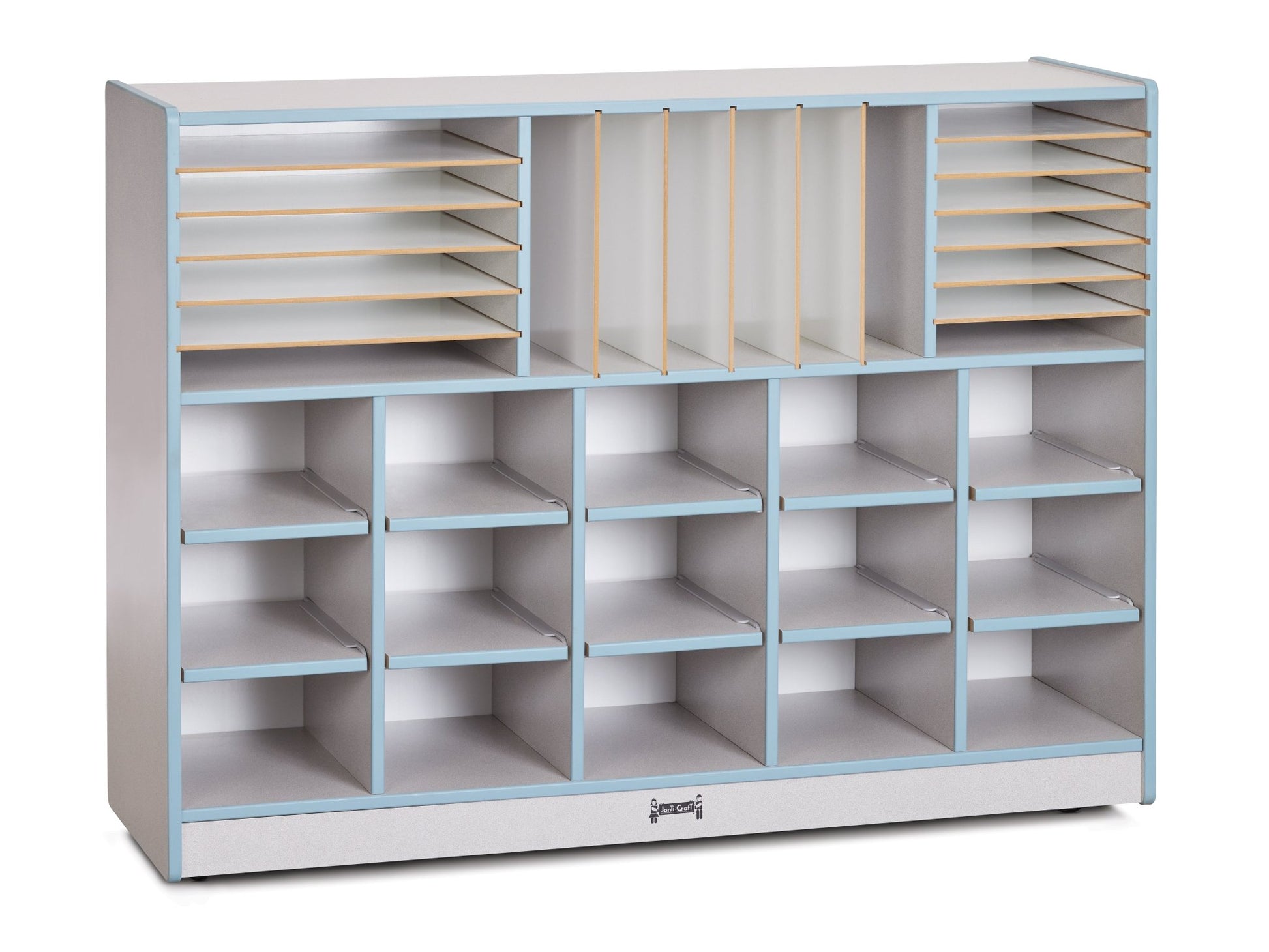 Rainbow Accents Sectional Cubbie - Tray Mobile Unit - without Trays - SchoolOutlet