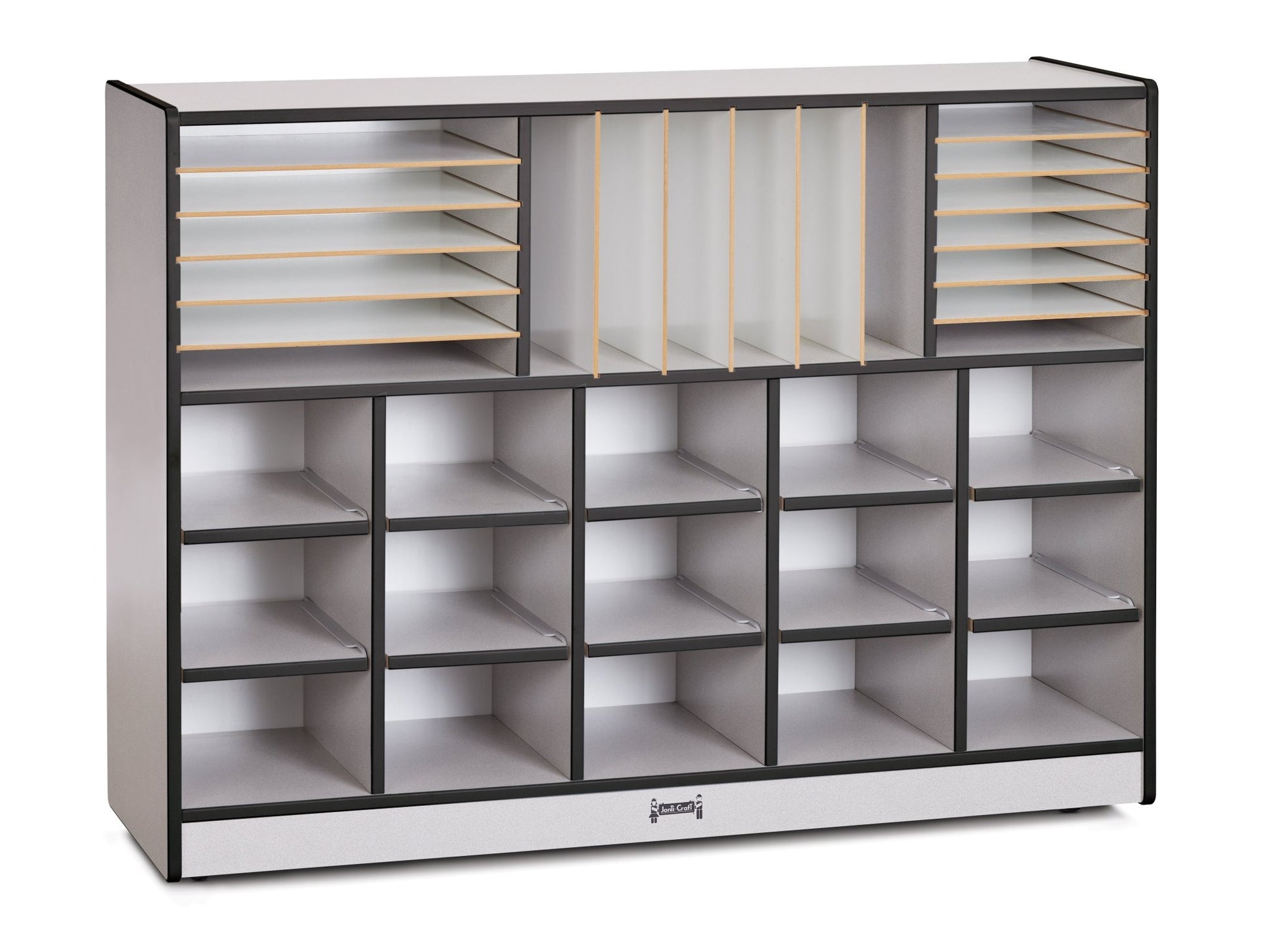 Rainbow Accents Sectional Cubbie - Tray Mobile Unit - without Trays - SchoolOutlet