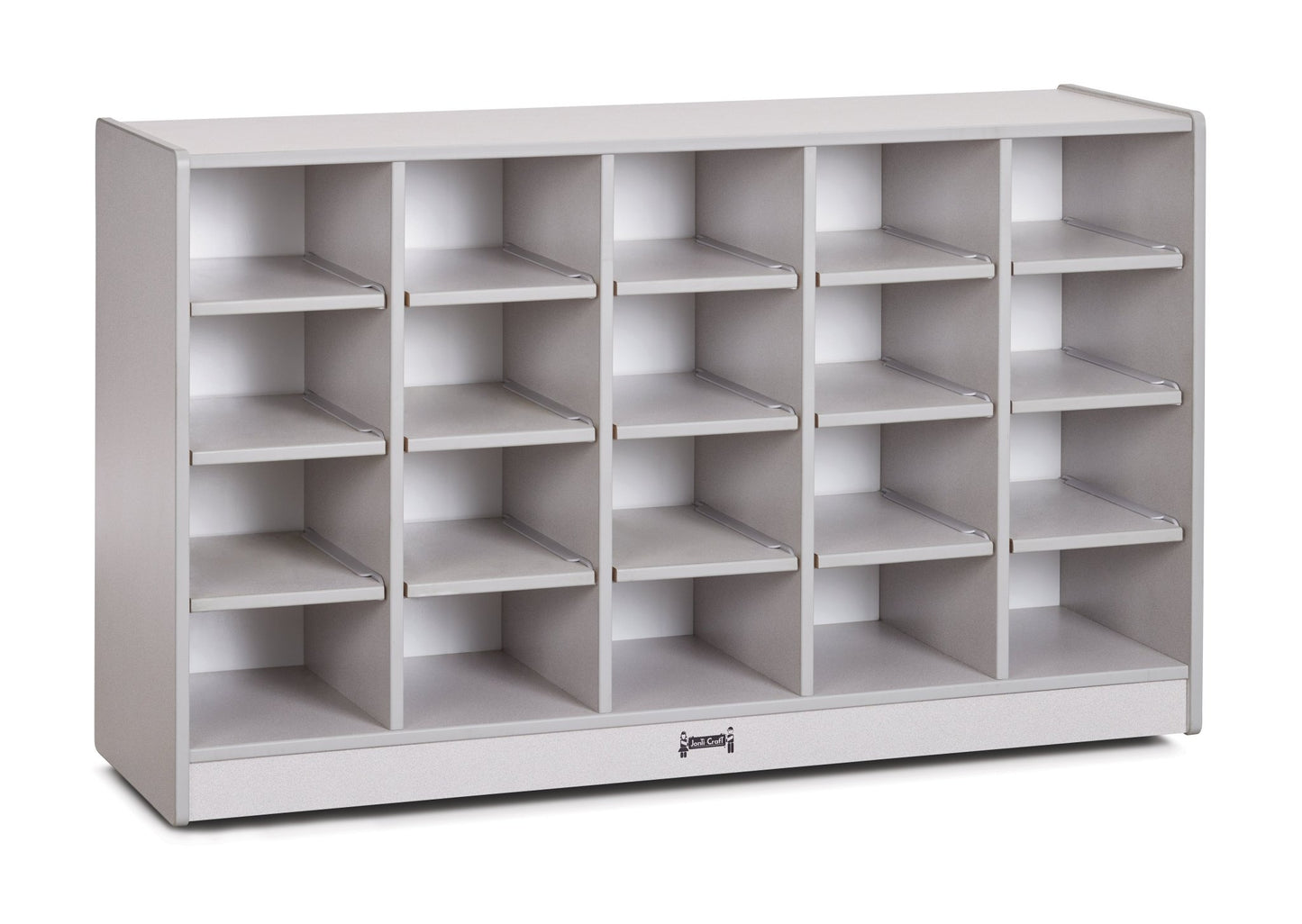 Rainbow Accents 20 Cubbie - Tray Mobile Storage - without Trays - SchoolOutlet