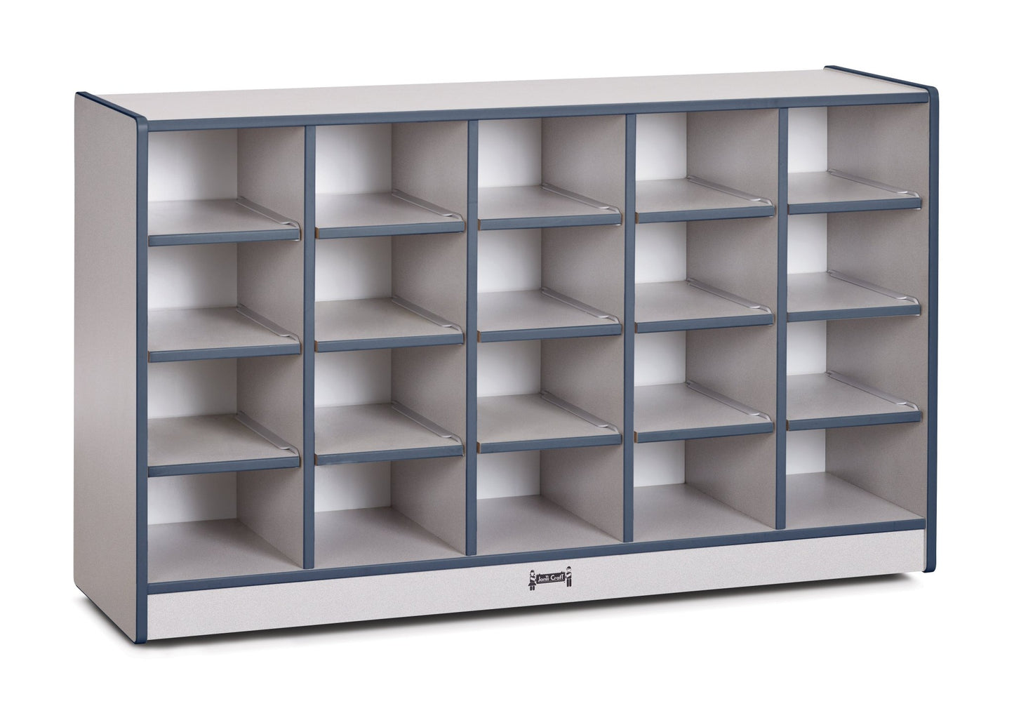 Rainbow Accents 20 Cubbie - Tray Mobile Storage - without Trays - SchoolOutlet