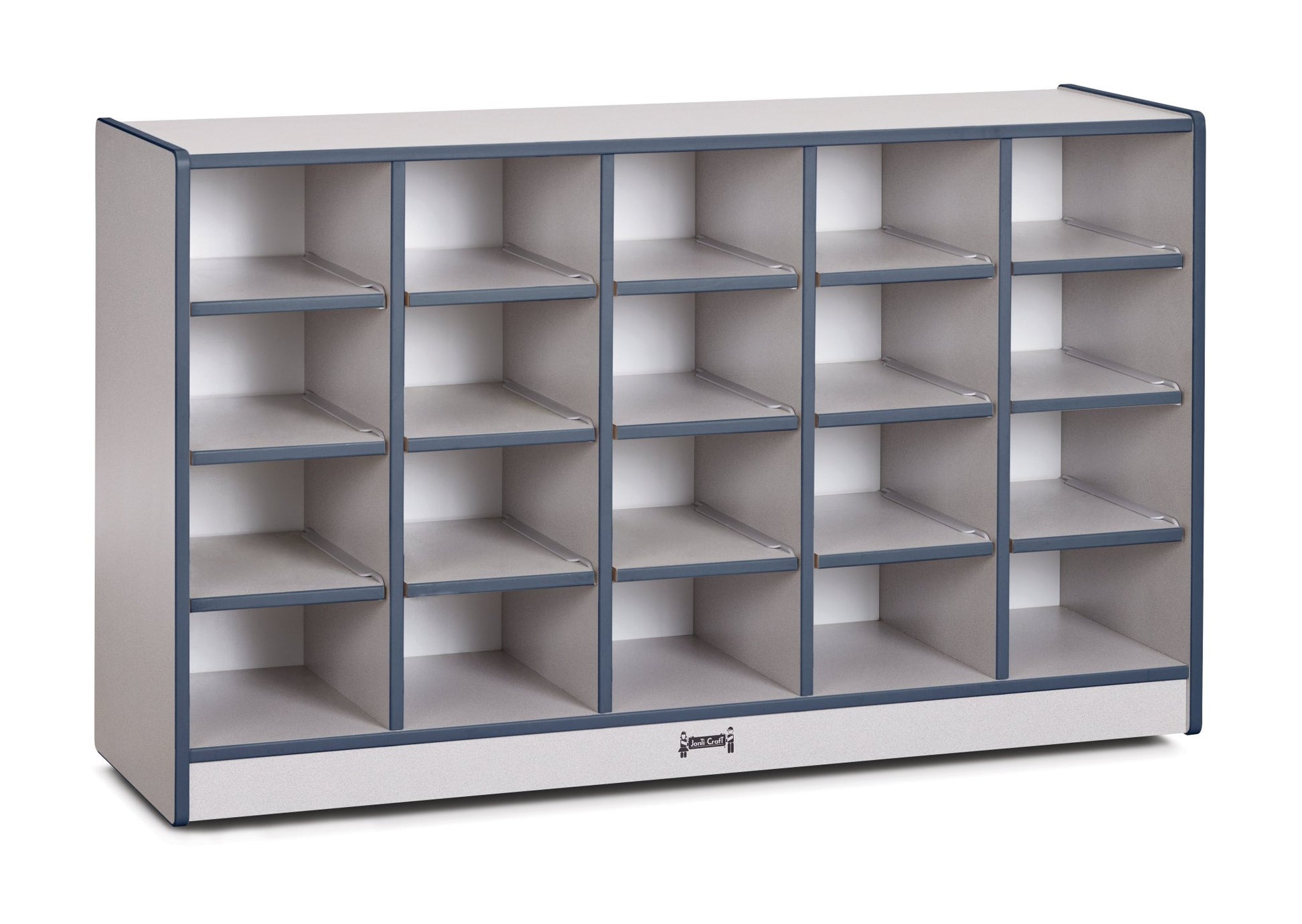 Rainbow Accents 20 Cubbie - Tray Mobile Storage - without Trays - SchoolOutlet