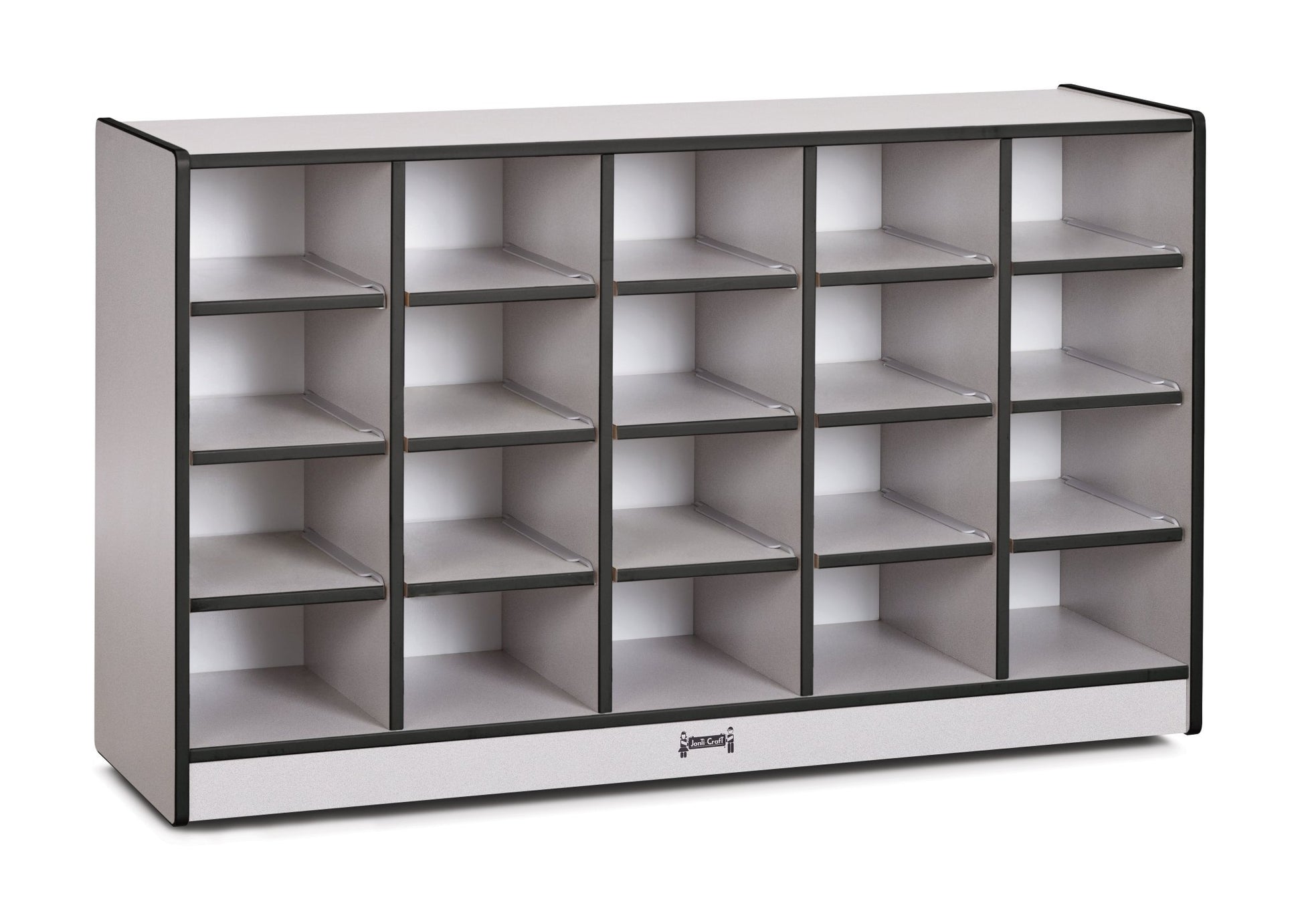 Rainbow Accents 20 Cubbie - Tray Mobile Storage - without Trays - SchoolOutlet