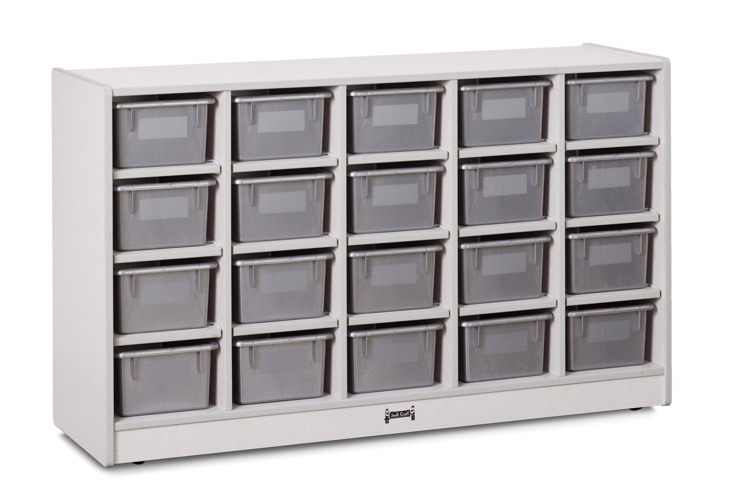 Rainbow Accents 20 Cubbie - Tray Mobile Storage - with Trays - SchoolOutlet