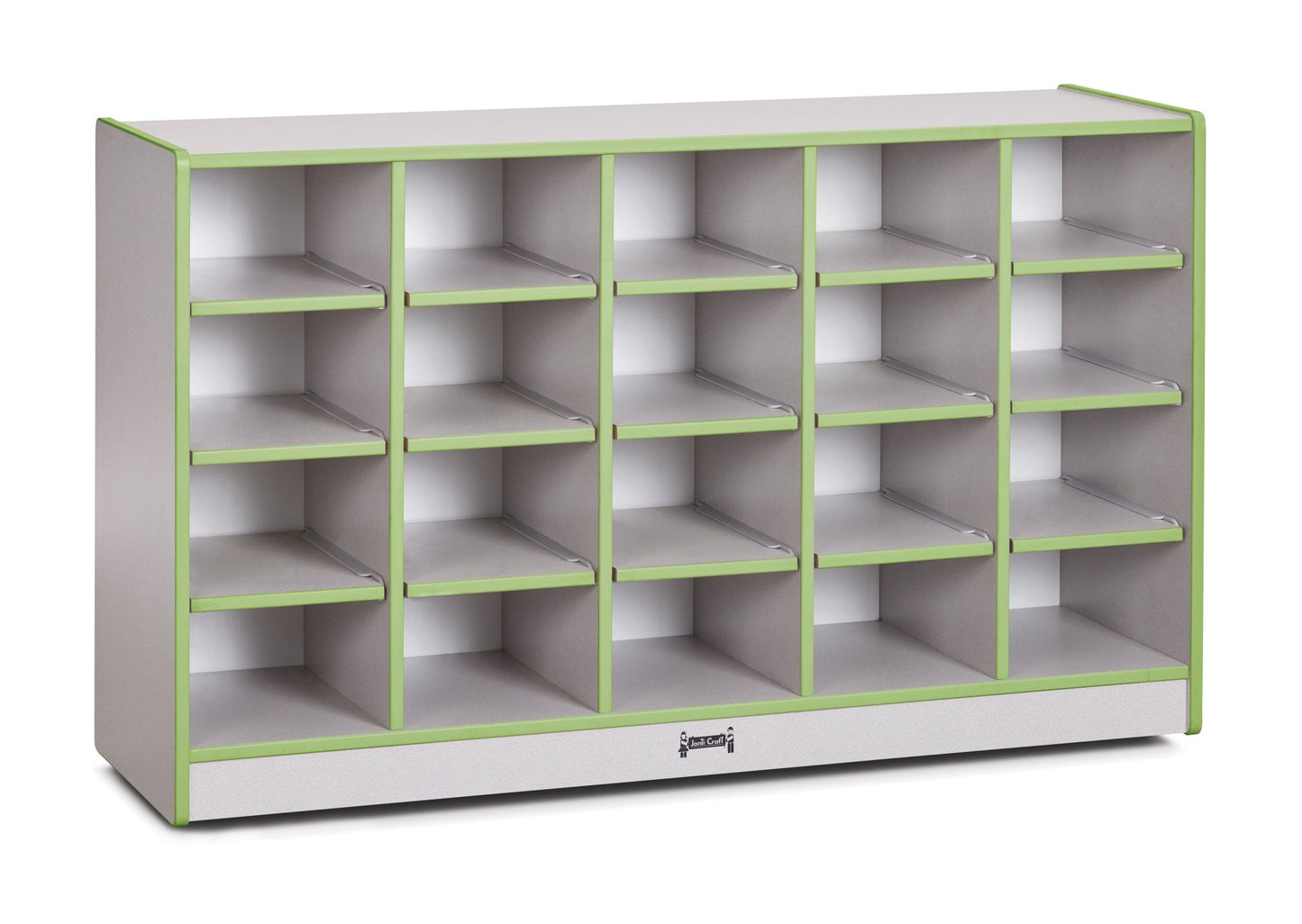 Rainbow Accents 20 Cubbie - Tray Mobile Storage - with Trays - SchoolOutlet