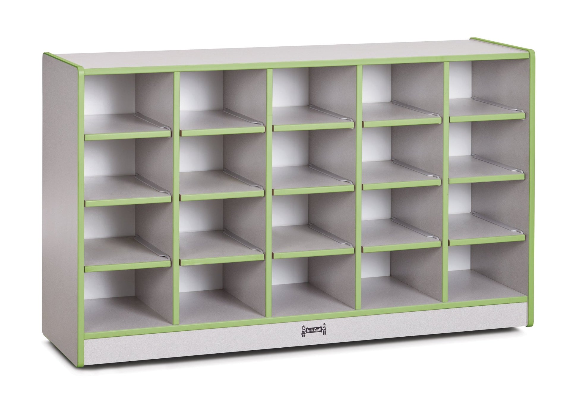 Rainbow Accents 20 Cubbie - Tray Mobile Storage - with Trays - SchoolOutlet