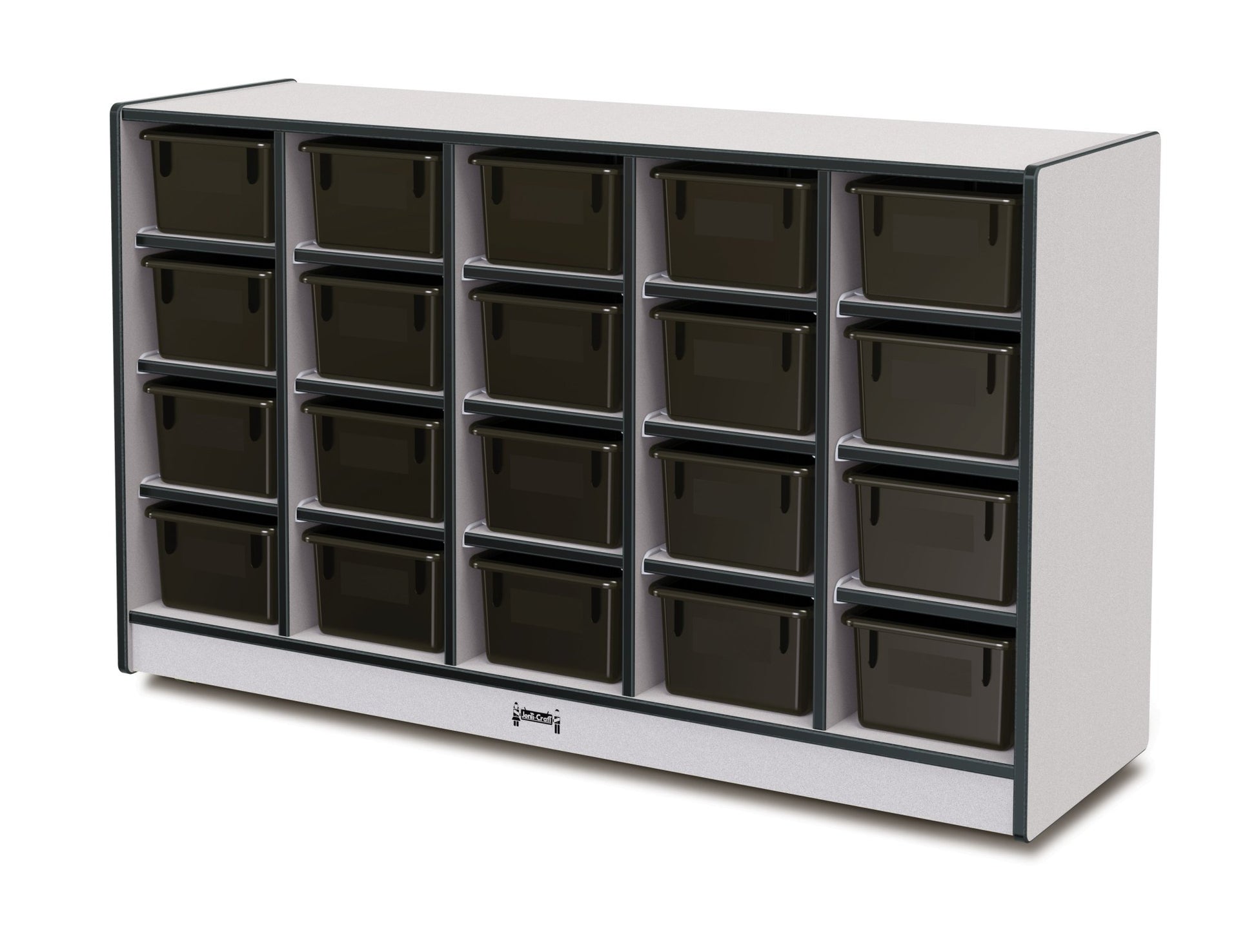 Rainbow Accents 20 Cubbie - Tray Mobile Storage - with Trays - SchoolOutlet