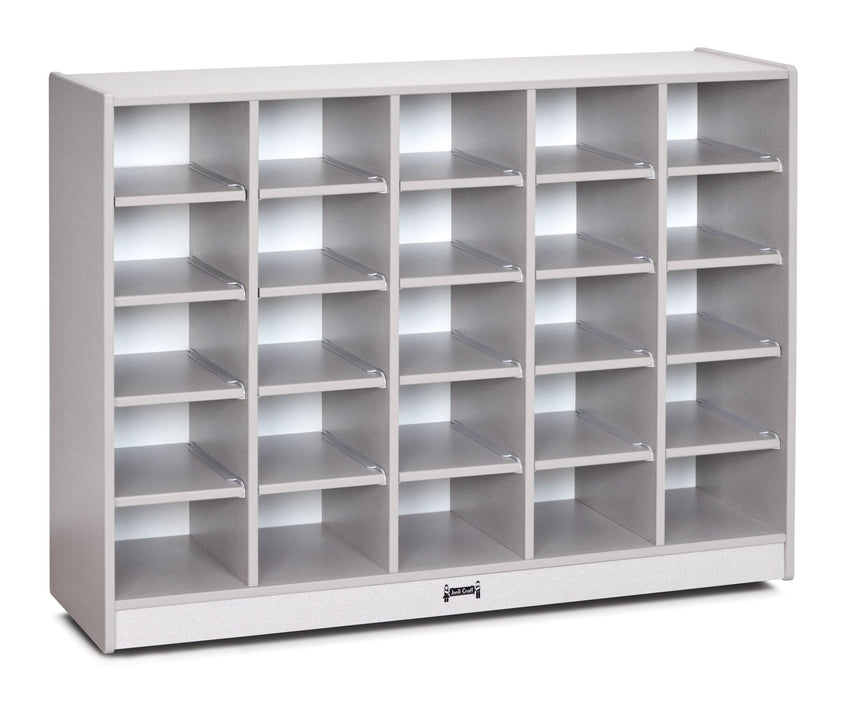 Rainbow Accents 25 Cubbie - Tray Mobile Storage - without Trays - SchoolOutlet