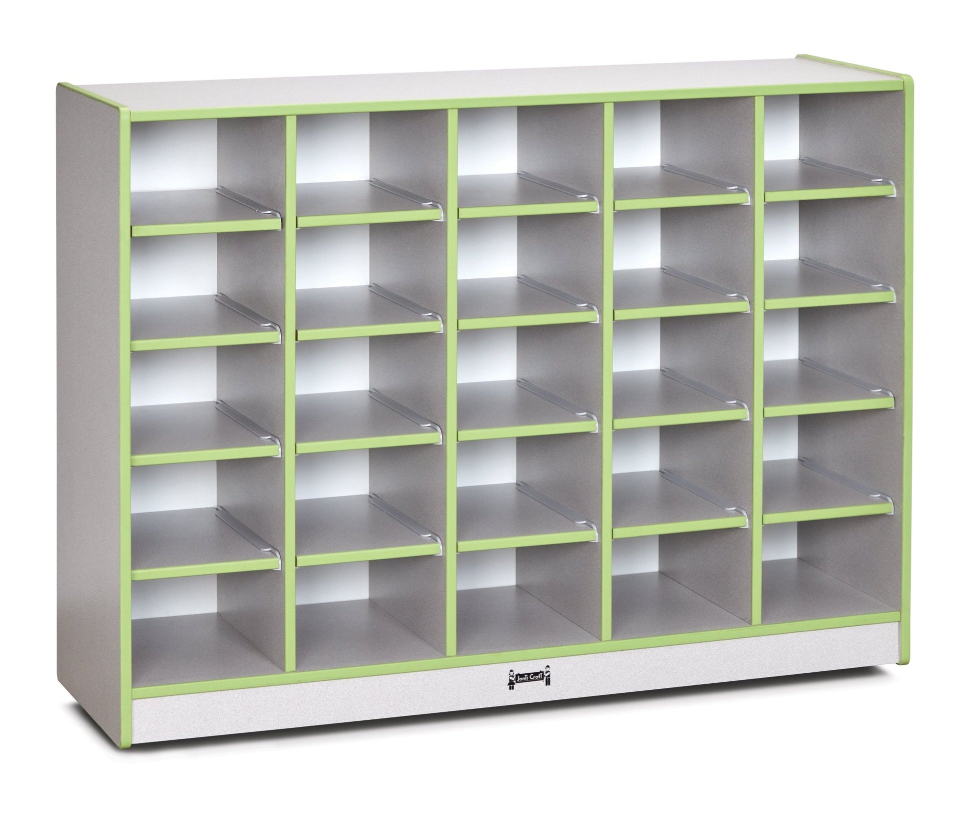Rainbow Accents 25 Cubbie - Tray Mobile Storage - without Trays - SchoolOutlet