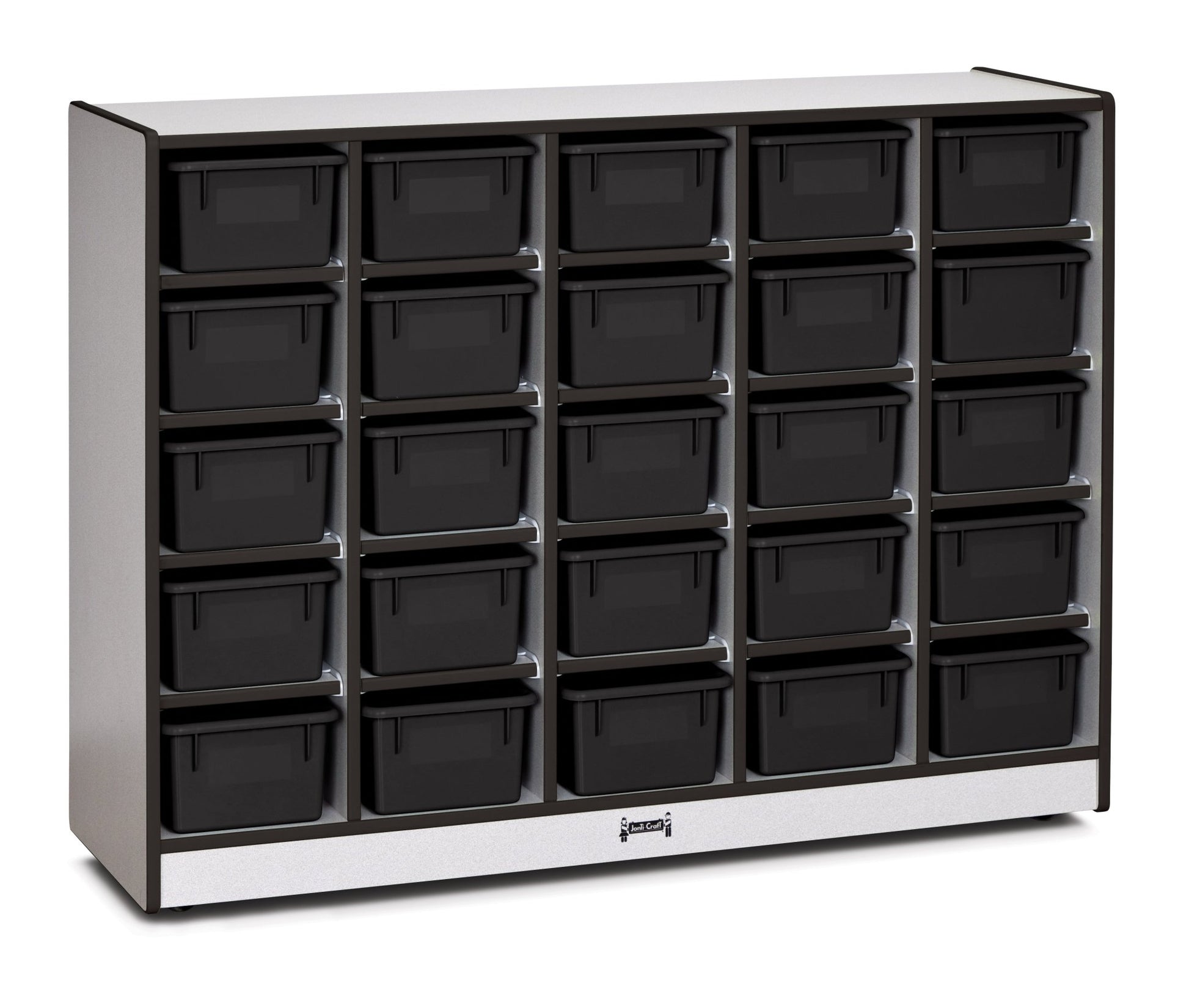 Rainbow Accents 25 Cubbie - Tray Mobile Storage - without Trays - SchoolOutlet