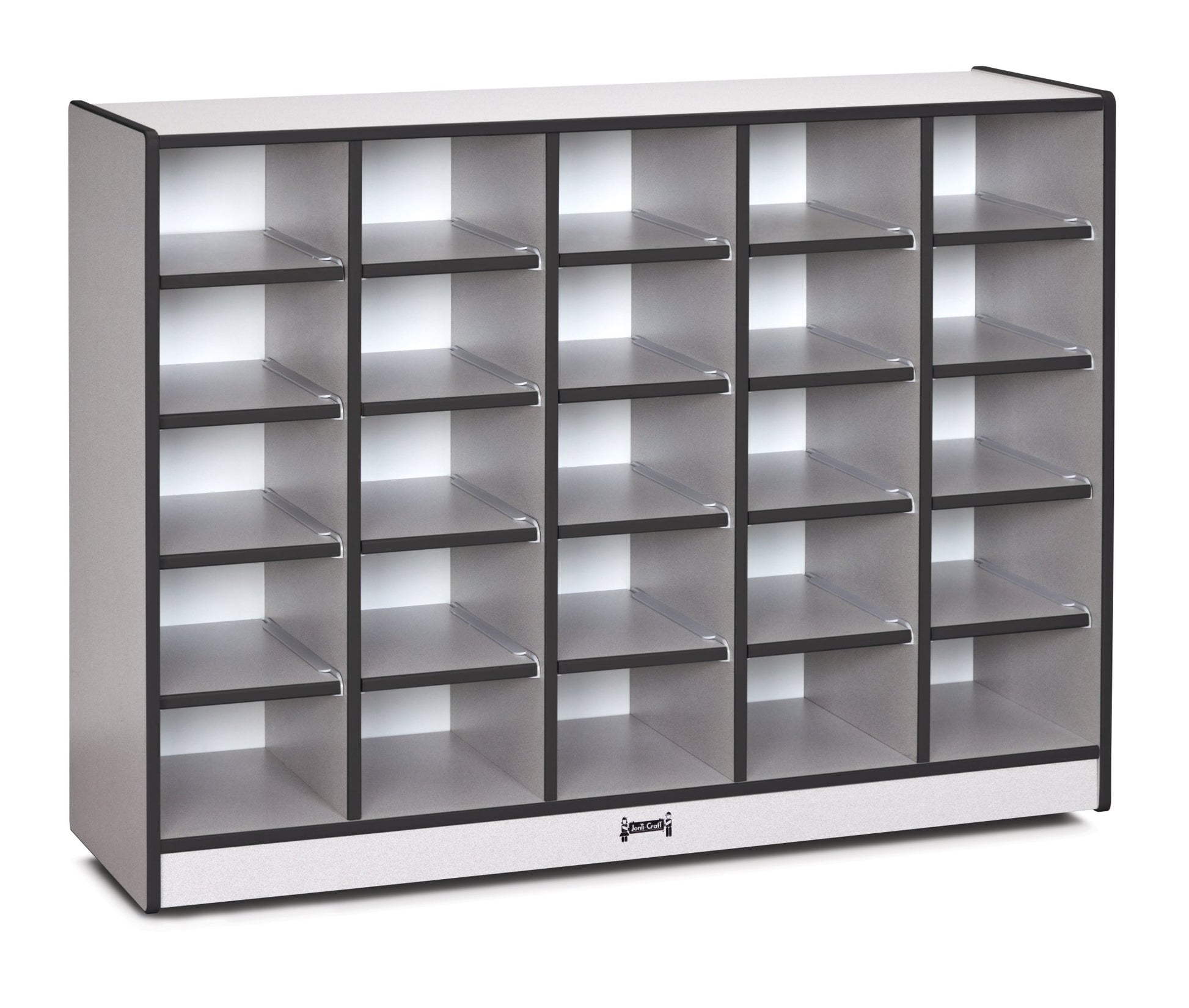 Rainbow Accents 25 Cubbie - Tray Mobile Storage - without Trays - SchoolOutlet