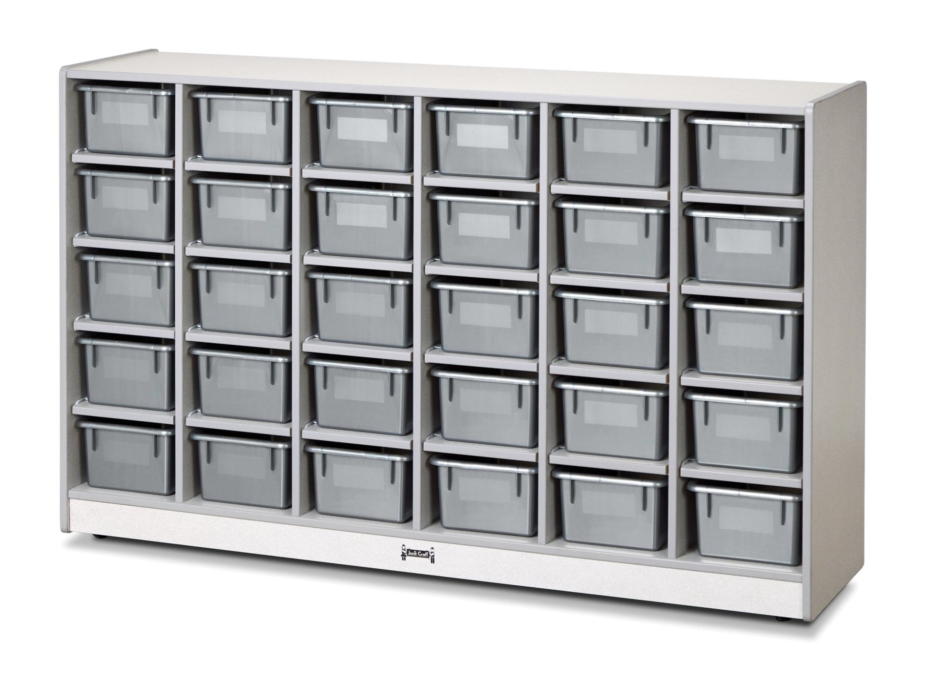 Rainbow Accents 30 Cubbie - Tray Mobile Storage - with Trays - SchoolOutlet