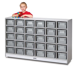 Rainbow Accents 30 Cubbie-Tray Mobile Storage - with Trays