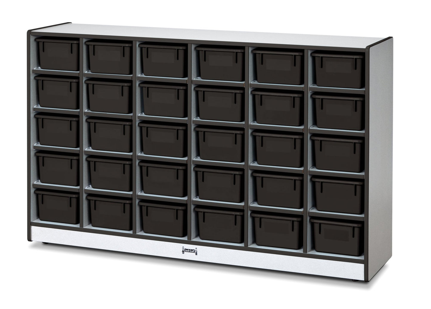 Rainbow Accents 30 Cubbie - Tray Mobile Storage - with Trays - SchoolOutlet