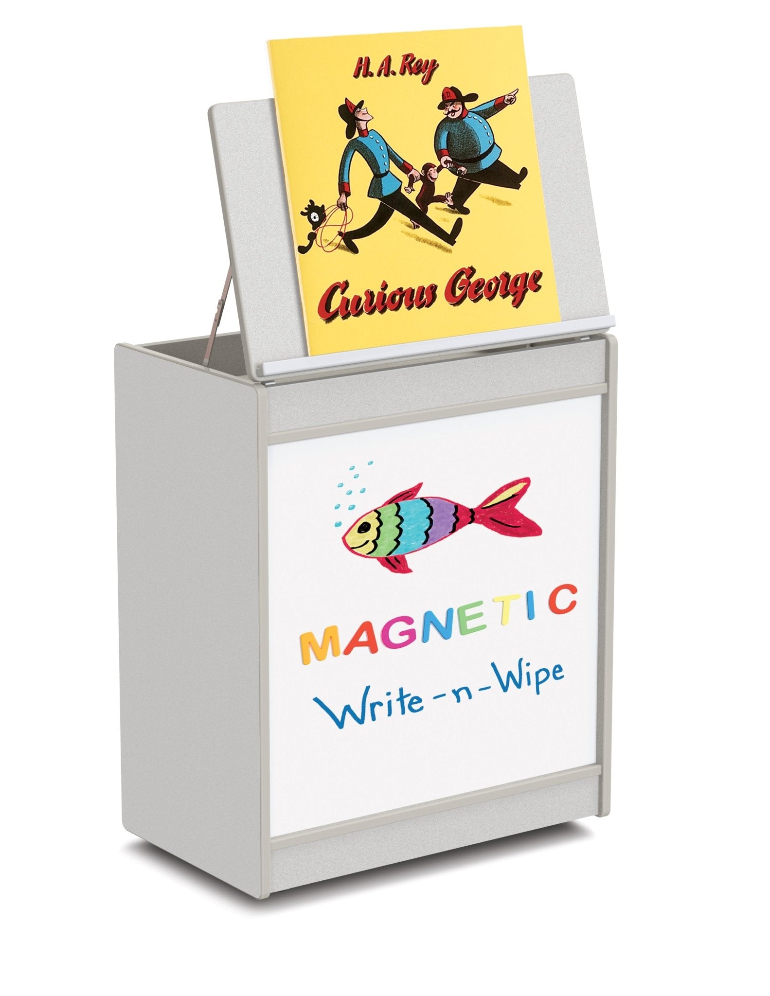 Rainbow Accents Big Book Easel - Magnetic Write - n - Wipe - SchoolOutlet