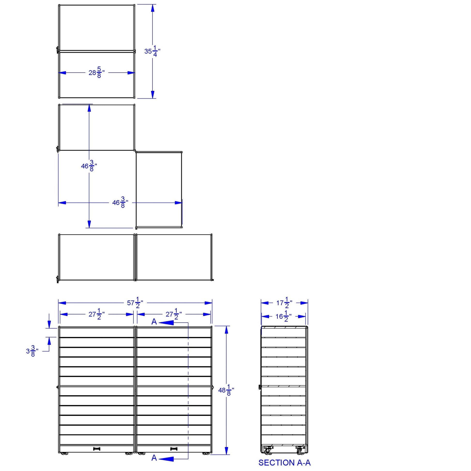 Jonti - Craft Fold - n - Lock Mat Storage - SchoolOutlet