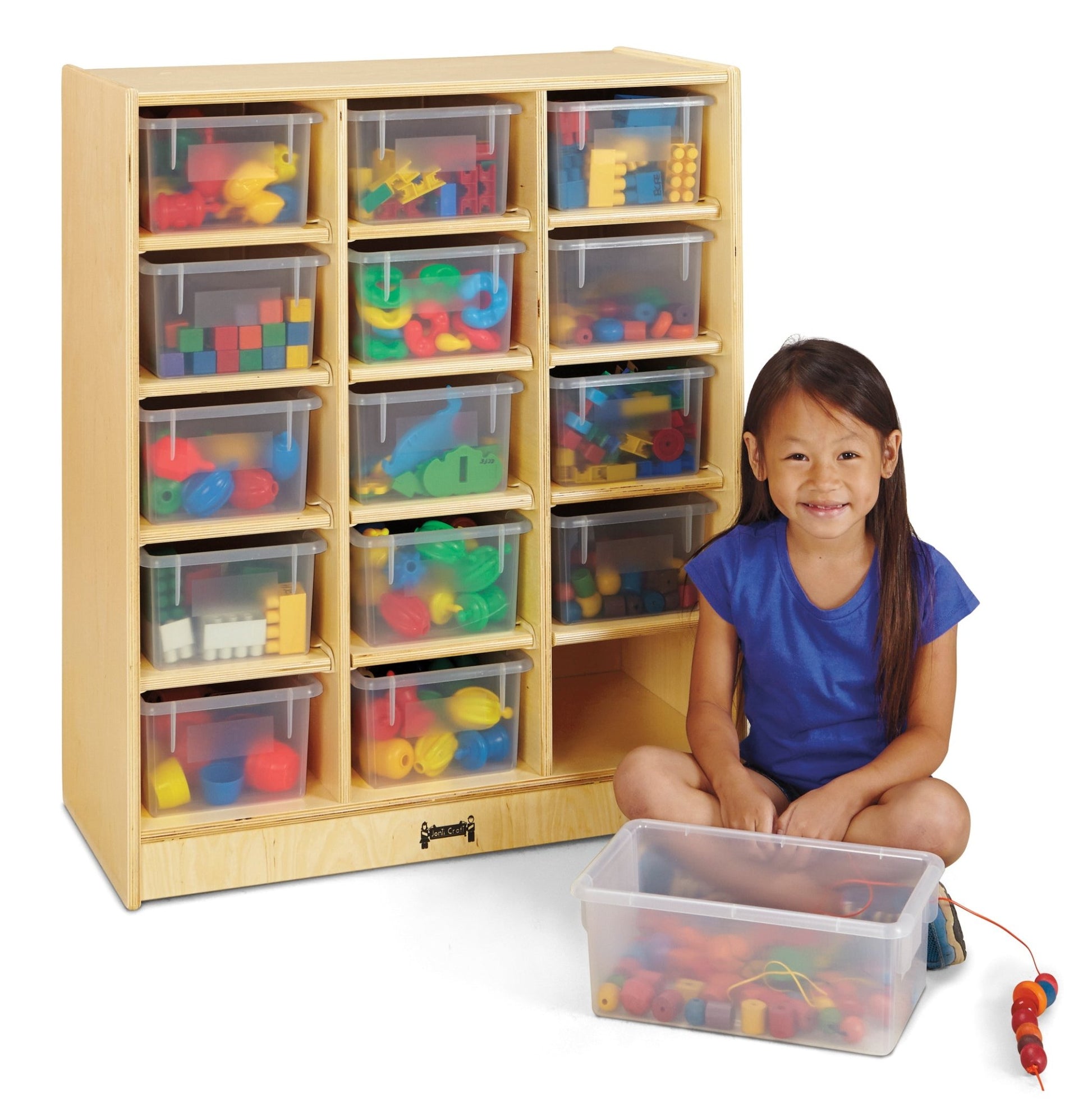 Jonti - Craft 15 Cubbie - Tray Mobile Unit - SchoolOutlet
