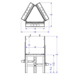 Jonti - Craft 3 Way Adjustable Easel - SchoolOutlet