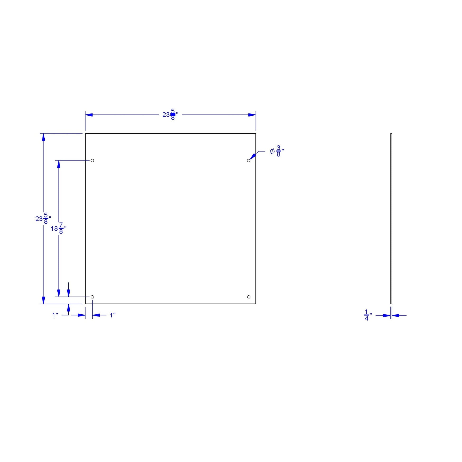 Jonti - Craft Acrylic Easel Primary Panel - SchoolOutlet