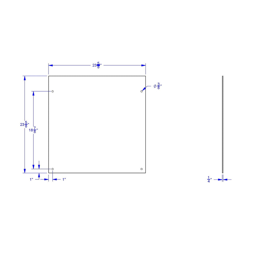 Jonti - Craft Acrylic Easel Primary Panel - SchoolOutlet