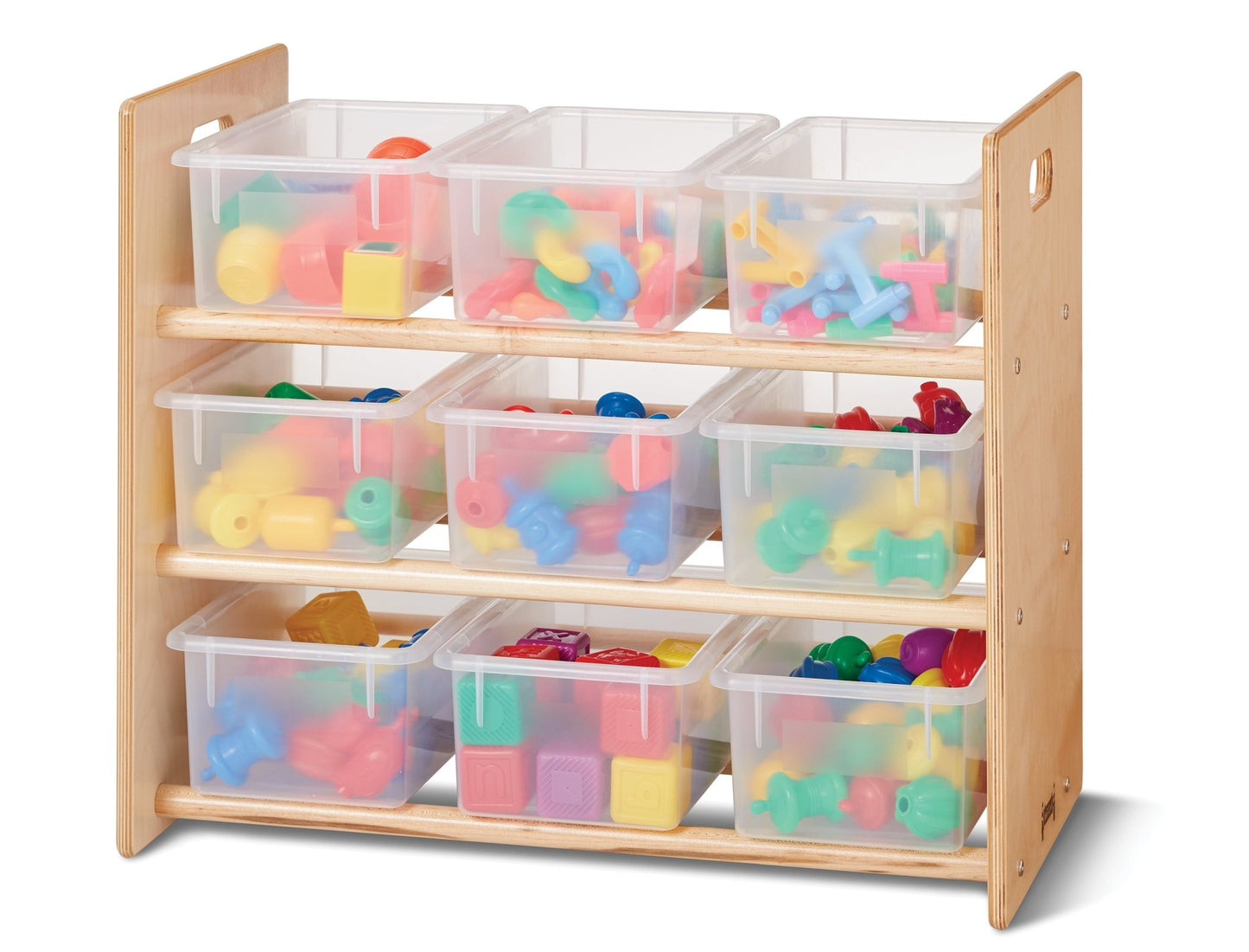 Jonti - Craft Cubbie - Tray Storage Rack - with Clear Cubbie - Trays - SchoolOutlet
