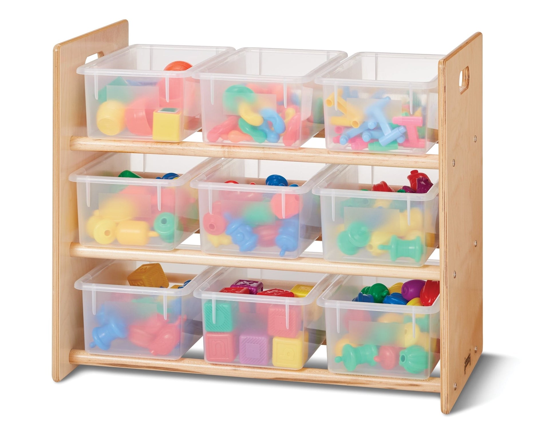 Jonti - Craft Cubbie - Tray Storage Rack - with Clear Cubbie - Trays - SchoolOutlet