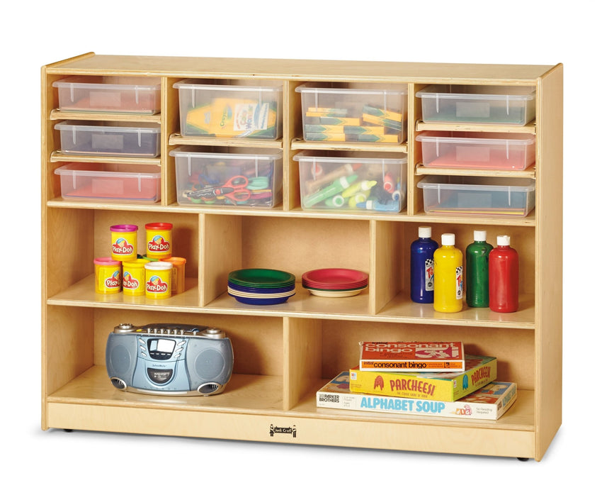 Jonti - Craft Super - Sized Combo Mobile Storage Unit - with Colored Bins - SchoolOutlet