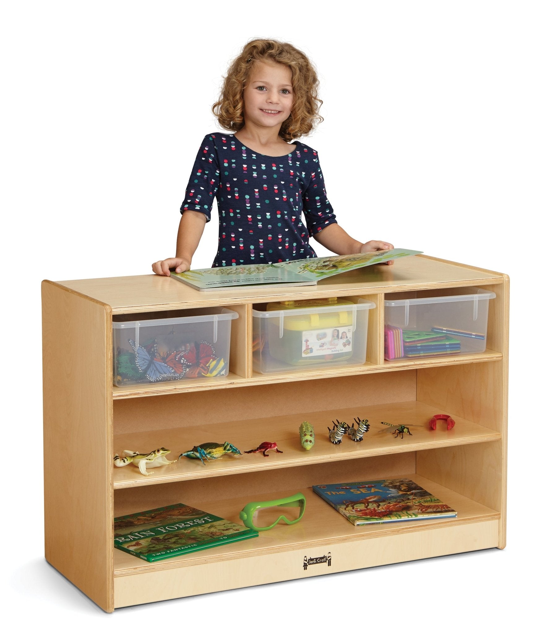 Jonti - Craft STEM Combo Mobile Storage Unit - with Clear Tubs - SchoolOutlet