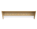 Jonti - Craft Wall Mount Coat Shelf - 6 Hooks - SchoolOutlet