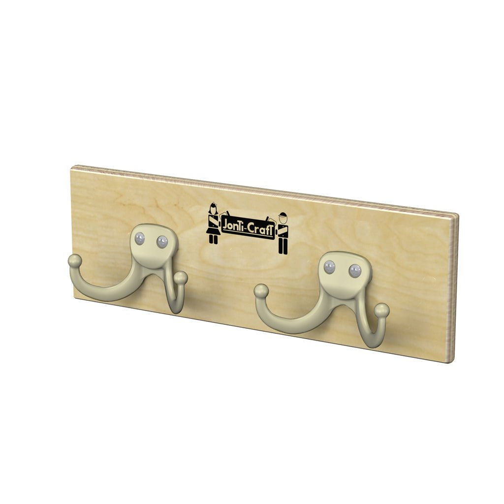 Jonti - Craft Wall Mount Coat Rail - 7 Hooks - SchoolOutlet