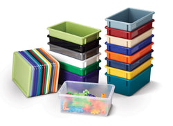 Jonti-Craft 10 Section Wall Mount Coat Locker - with Colored Trays